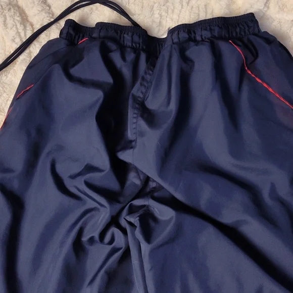 Reebok Navy Track Pants with Red Stripe men's size XL - Picture 8 of 10